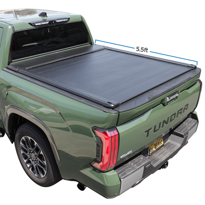 Toyota Tundra (5.5ft Bed w/ Factory Deck Rails) AR Retractable PRO Tonneau Cover