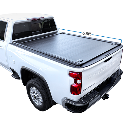 Chevy Silverado 1500 (6.5ft Bed) Retractable PRO Tonneau Cover