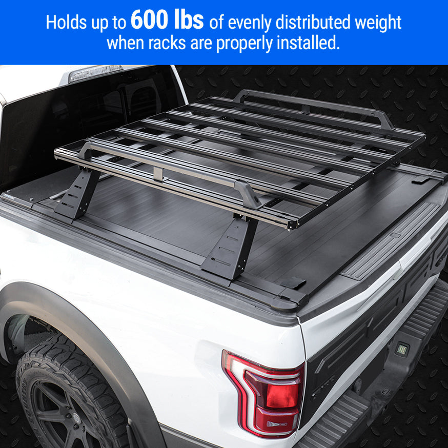 SYNETICUSA R2 Stainless Steel Heavy Duty Truck Bed Cargo Luggage Rack