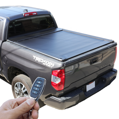 Toyota Tundra (6.5ft Bed w/ Factory Deck Rails) Power-Retractable PRO Tonneau Cover